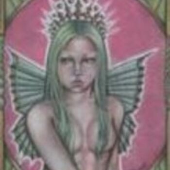 Disegno intitolato "Fairy Queen" da Renee Ware, Opera d'arte originale