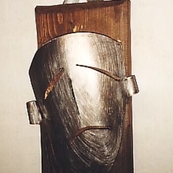 Sculpture intitulée "mask" par A. Beltrame, Œuvre d'art originale