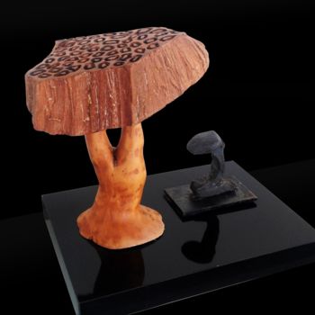 Sculpture intitulée "Série árvores e cra…" par R Bacchi, Œuvre d'art originale, Métaux