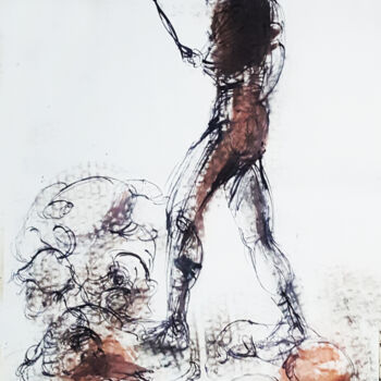 Dessin intitulée "massacre.jpg" par Bachir Laib, Œuvre d'art originale