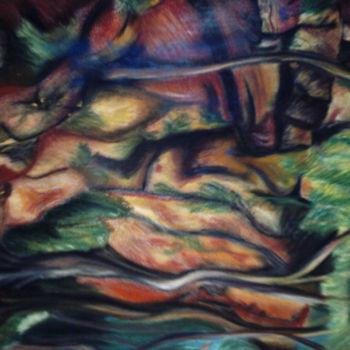 图画 标题为“lumiere” 由Bach Tuyêt, 原创艺术品, 粉笔