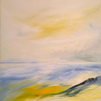 Malerei mit dem Titel "Ich will Meer" von Baderart, Original-Kunstwerk, Öl