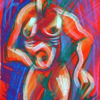 Painting titled "nude 5" by Philipp Brita Badon, Original Artwork