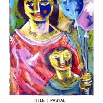 绘画 标题为“PASYAL” 由Philipp Brita Badon, 原创艺术品