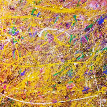 Pittura intitolato "Holes of colors" da Badr Abdulkareem, Opera d'arte originale, Acrilico