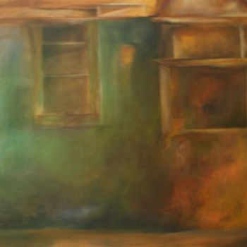 Painting titled "Manoir 3" by Agavni Bagdikian, Original Artwork, Oil