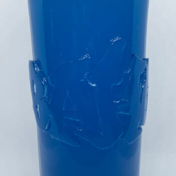 Sculpture intitulée "BLUE" par Baho, Œuvre d'art originale, Résine