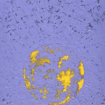 Картина под названием "Ġgantija Exoplanet" - Bahram Berj Kafai, Подлинное произведение искусства, Масло Установлен на Деревя…