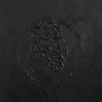 Pintura titulada "Our Home Planet- Af…" por Bahram Berj Kafai, Obra de arte original, Oleo Montado en Bastidor de camilla de…