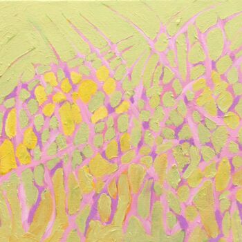 Pittura intitolato "Composition No. 03…" da Bahram Berj Kafai, Opera d'arte originale, Olio Montato su Telaio per barella in…