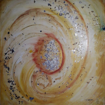 Painting titled "Big Bang Theorie" by Jez Bb, Original Artwork, Oil