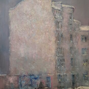 Painting titled "House" by Sergey Bakin, Original Artwork, Oil