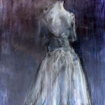 Schilderij getiteld "Dancer" door Sergey Bakin, Origineel Kunstwerk, Pastel