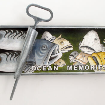 Escultura titulada "Conserve Ocean Memo…" por Philippe Balayn, Obra de arte original, Cartulina