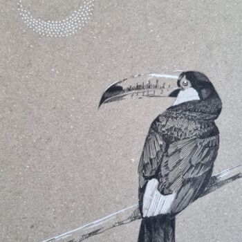 Rysunek zatytułowany „Toucan” autorstwa Baldassa, Oryginalna praca, Marker