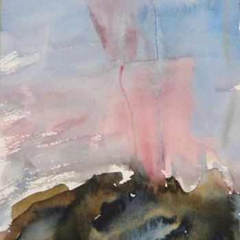 Peinture intitulée "Ombre de l'ancêtre" par Valentin, Œuvre d'art originale, Huile