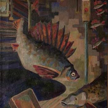 Painting titled "Dive..." by Kirill Balkosadskii, Original Artwork