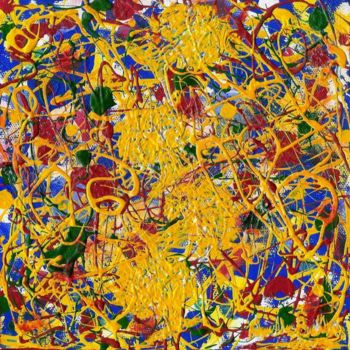 Картина под названием "emozione di colori" - Anna Maria Ballarati, Подлинное произведение искусства