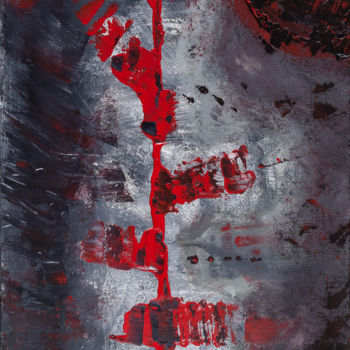 Картина под названием ""Eclipse Apocalypti…" - Baltasar Berg, Подлинное произведение искусства, Акрил