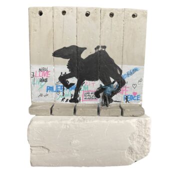 Skulptur mit dem Titel "Arabian Camel Walle…" von Banksy, Original-Kunstwerk, Öl