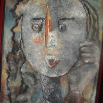 Peinture intitulée "Murmure" par Houbaba, Œuvre d'art originale