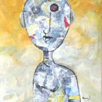 Malerei mit dem Titel "Tant qu'il y aura d…" von Houbaba, Original-Kunstwerk, Acryl