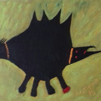 Pittura intitolato "Sensation Animal en…" da Bantema, Opera d'arte originale, Acrilico