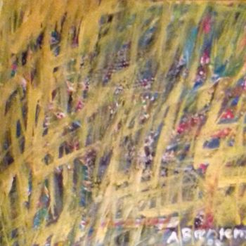 Ζωγραφική με τίτλο "Terre jaune" από Bantema, Αυθεντικά έργα τέχνης, Ακρυλικό