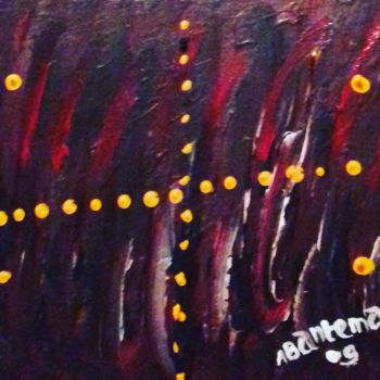 Painting titled "Memoire de la terre…" by Bantema, Original Artwork, Acrylic