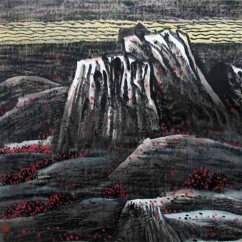 绘画 标题为“刘万林中国山水画20” 由半影老人, 原创艺术品