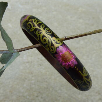 Design titled "Bracelet indi rose…" by Baomacréation, Original Artwork, Acrylic
