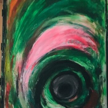 Pintura titulada "Spiralité" por Baptiste Saverny, Obra de arte original, Acrílico Montado en Otro panel rígido