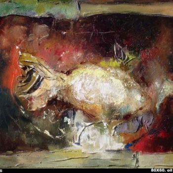 Картина под названием "The_Fish.jpg" - George Baratashvili, Подлинное произведение искусства, Масло