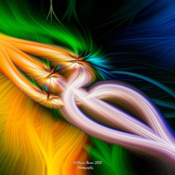 Photography titled "Twirl" by Olivier Barau, Original Artwork, Manipulated Photography