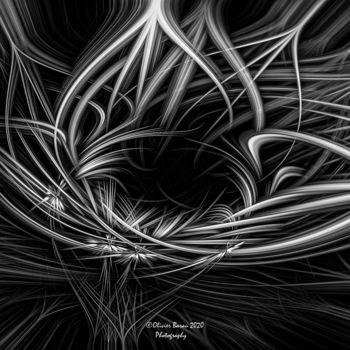 Fotografie getiteld "Twirl V2" door Olivier Barau, Origineel Kunstwerk, Gemanipuleerde fotografie