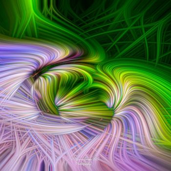 Фотография под названием "Twirl V3" - Olivier Barau, Подлинное произведение искусства, Манипулированная фотография