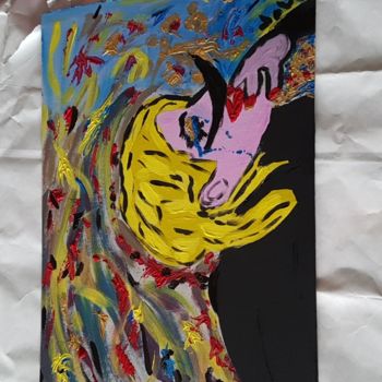 Painting titled "L hypersensibilité" by Barbara Detoeuf, Original Artwork, Acrylic