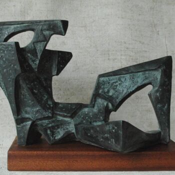 Sculptuur getiteld "FIGURA" door Orazio Barbagallo, Origineel Kunstwerk, Bronzen