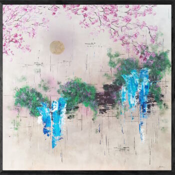 Картина под названием "Miko" - Barbara ., Подлинное произведение искусства, Акрил Установлен на Деревянная рама для носилок