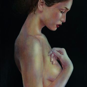 Peinture intitulée "Nude" par Barbara Ābeltiņa, Œuvre d'art originale, Huile Monté sur Châssis en bois