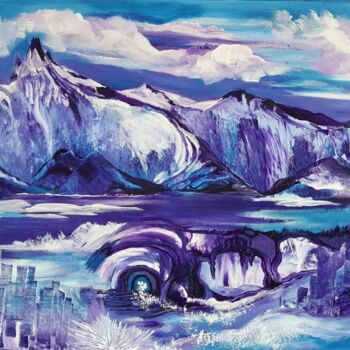 Pittura intitolato "Antarctic Awakening" da Barbara Fuhrmann, Opera d'arte originale, Acrilico