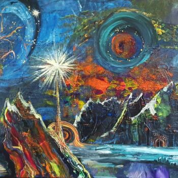 "Prophecies" başlıklı Tablo Barbara Fuhrmann tarafından, Orijinal sanat, Akrilik