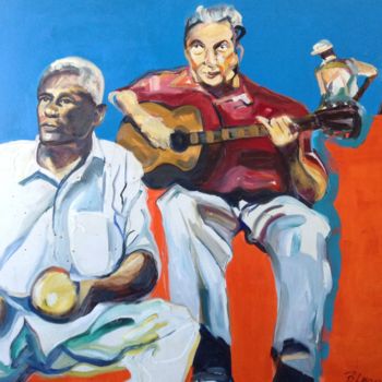 "2 cubano" başlıklı Tablo Barbara Low tarafından, Orijinal sanat, Akrilik