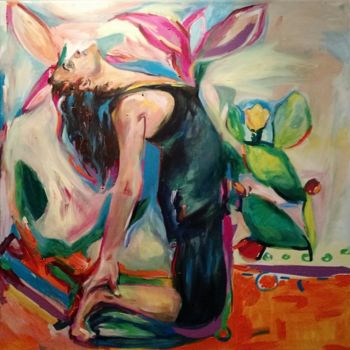 Malarstwo zatytułowany „Ana poses” autorstwa Barbara Low, Oryginalna praca, Akryl