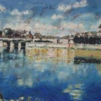 Painting titled "Blois" by Barbara Piatti, Original Artwork, Oil