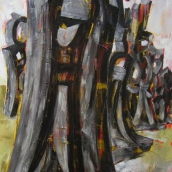 "Liu Yonggang's Gian…" başlıklı Tablo Barbara Piatti tarafından, Orijinal sanat, Petrol