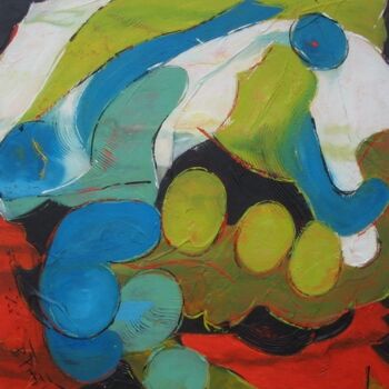 Malarstwo zatytułowany „"Window II"” autorstwa Barbara Piatti, Oryginalna praca, Olej