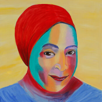 "May, Ägypten, lebt…" başlıklı Tablo Barbara Schwehn tarafından, Orijinal sanat, Petrol