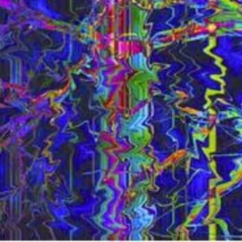 Digitale Kunst mit dem Titel "Acid trip" von Barbara Tabachnick, Original-Kunstwerk, Digitale Malerei