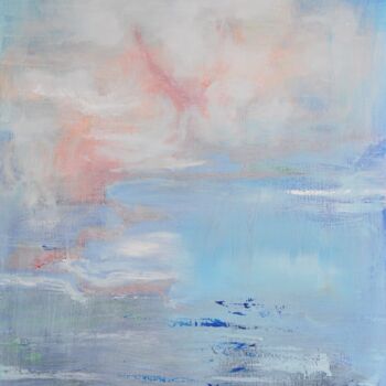 Malarstwo zatytułowany „Morning 1” autorstwa Barbara Wykrota, Oryginalna praca, Akryl Zamontowany na Drewniana rama noszy